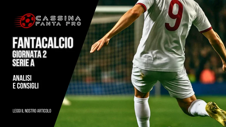 Consigli fantacalcio giornata 2