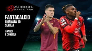 consigli fantacalcio giornata 10