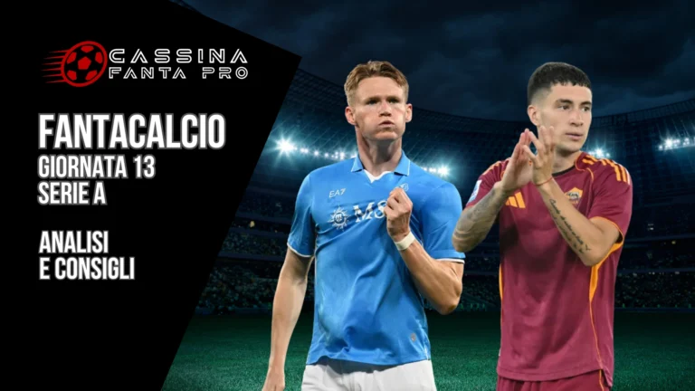 consigli fantacalcio giornata 13