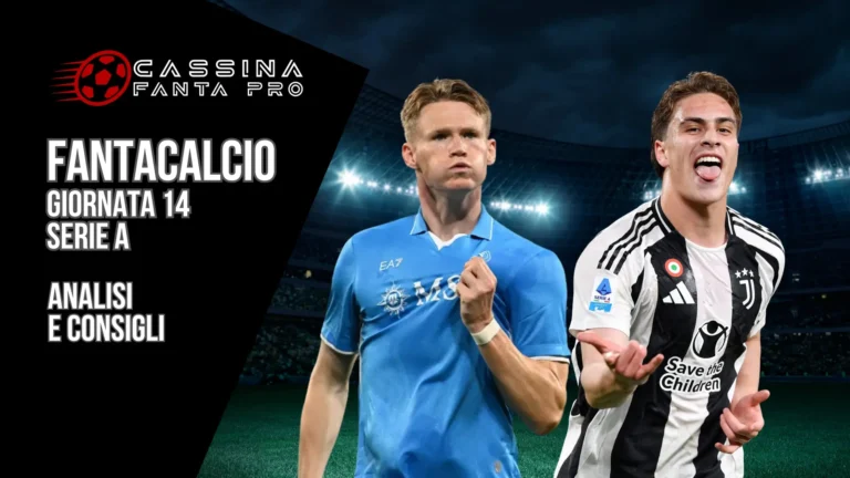 consigli fantacalcio giornata 14