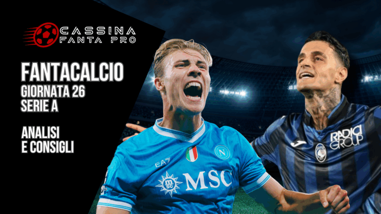 consigli fantacalcio giornata 26