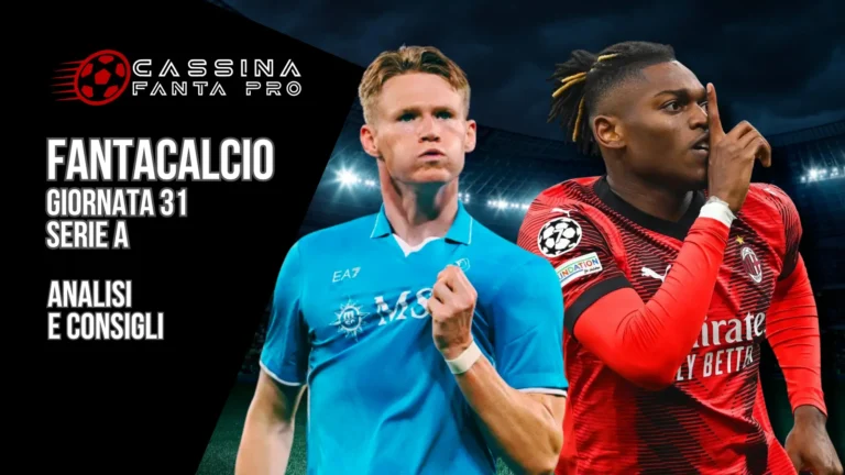 consigli fantacalcio giornata 31 banner